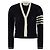 Thom Browne Merinowoll-Cardigan mit Kabelstrickmuster Blau - Ansicht 4