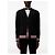 Thom Browne Merino Baby Pullover mit RWB-Streifen und Kabelstrick Schwarz - Ansicht 5