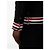 Thom Browne Merino Baby Pullover mit RWB-Streifen und Kabelstrick Schwarz - Ansicht 7