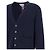 Thom Browne Cardigan in Piquet Lavato in Lana Merino - vista 7