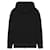 Thom Browne Bar Loopback Seta con Cappuccio e Zip Nero  - vista 5