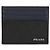 Prada Saffiano Leather Card Holder Blue