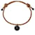 Bottega Veneta Bracciale Intrecciato Marrone - vista 3
