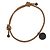 Bottega Veneta Bracciale Intrecciato Marrone - vista 6