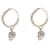 Alexander Mcqueen Orecchini a cerchio Skull D'oro  - vista 5