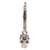 Alexander Mcqueen Orecchini a cerchio Skull D'oro  - vista 7