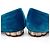 Samtflats von Salvatore Ferragamo Blau - Ansicht 3