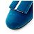 Samtflats von Salvatore Ferragamo Blau - Ansicht 5