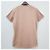 Moncler Camiseta de jersey de algodão com mangas curtas e patch de logo Rosa - vista 10