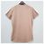 Moncler Camiseta de jersey de algodão com mangas curtas e patch de logo Rosa - vista 2