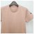 Moncler Camiseta de jersey de algodão com mangas curtas e patch de logo Rosa - vista 3