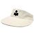 Cappello Visor Logo TYRY Isabel Marant Ecru Nero Bianco