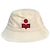 Isabel Marant Cappello bucket logo HALEY Ecru Timbro rosso: ECRD - vista 10
