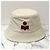 Isabel Marant Cappello bucket logo HALEY Ecru Timbro rosso: ECRD - vista 2