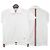Thom Browne Polo Branco com Listras e Logo Clássico nas Costas - vista 12