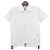 Thom Browne Polo Branco com Listras e Logo Clássico nas Costas - vista 13