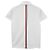 Thom Browne Polo Branco com Listras e Logo Clássico nas Costas - vista 3