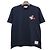 Thom Browne Hector Logo Kurzarm-T-Shirt Marineblau - Ansicht 11