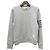 Thom Browne Relaxed Fit Terry Sweatshirt mit Diagonalstreifen in Pastellgrau Braun - Ansicht 11