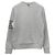Thom Browne Relaxed Fit Terry Sweatshirt mit Diagonalstreifen in Pastellgrau Braun - Ansicht 12