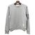 Thom Browne Relaxed Fit Terry Sweatshirt mit Diagonalstreifen in Pastellgrau Braun - Ansicht 2