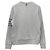 Thom Browne Relaxed Fit Terry Sweatshirt mit Diagonalstreifen in Pastellgrau Braun - Ansicht 3