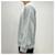Isabel Marant MIKOY Samt-Logo-Sweatshirt Hellblau Ecru LUEC - Ansicht 3