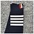 Thom Browne Three Stripe Tab Diagonal Socks Navy Blue - view 16
