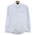 Camicia a righe con logo ricamato di pony Polo Ralph Lauren blu e bianco