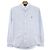 Camicia a righe con logo ricamato di pony Polo Ralph Lauren blu e bianco - vista 10