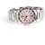 Bulgari Relógio de aço com mostrador de madrepérola rosa e nova pulseira - vista 2