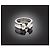 Cartier Anello Doppio in Oro Bianco con Diamante - vista 4