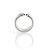 Cartier Doppelring aus Weißgold mit Diamant Größe - Ansicht 2