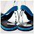 Balenciaga Samt-Flats Slingbacks Blau - Ansicht 3