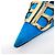 Balenciaga Samt-Flats Slingbacks Blau - Ansicht 5