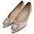Ballerine in satin Manolo Blahnik Marrone