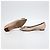 Ballerine in satin Manolo Blahnik Marrone - vista 4