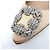 Ballerine in satin Manolo Blahnik Marrone - vista 5