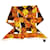 Céline Sciarpa Anello Colore Arancione Marrone  - vista 3