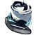 Chanel Chiffon-Seidenschal mit Twill-Muster Blau - Ansicht 6