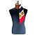 Burberry Sciarpa in seta araldica blu navy rosso avorio