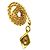 Chanel Pendente Logo in Diamante Collana Lunga Catena Selvaggia D'oro - vista 3