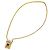 Chanel Collana Profumo Placcata Oro Collana Donna in Oro D'oro