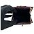 Céline Suede Macadam Pattern Bi-Fold Wallet Red - view 5