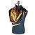 Fendi Foulard in nastro Nero Oro