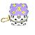Louis Vuitton Portachiavi Pouch Cube Monogram (Edizione Limitata) Bianco - vista 2