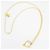 Collana Pendente Cuore Cubico CHRISTIAN DIOR D'oro - vista 3