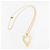 Collana Pendente Cuore Cubico CHRISTIAN DIOR D'oro - vista 4