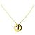 Collana Cubica Logo Circle CD di CHRISTIAN DIOR D'oro