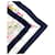 Loewe Sciarpa in seta chiffon Bouquet Blu  - vista 5